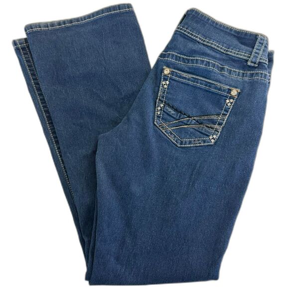 Copper Flash Low Rise Flare Bootcut Curvy size 6 jeans - Picture 1 of 8